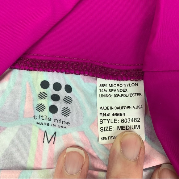 Title Nine Electric Peach Swimsuit Coverup Skirt - Picture 5 of 8